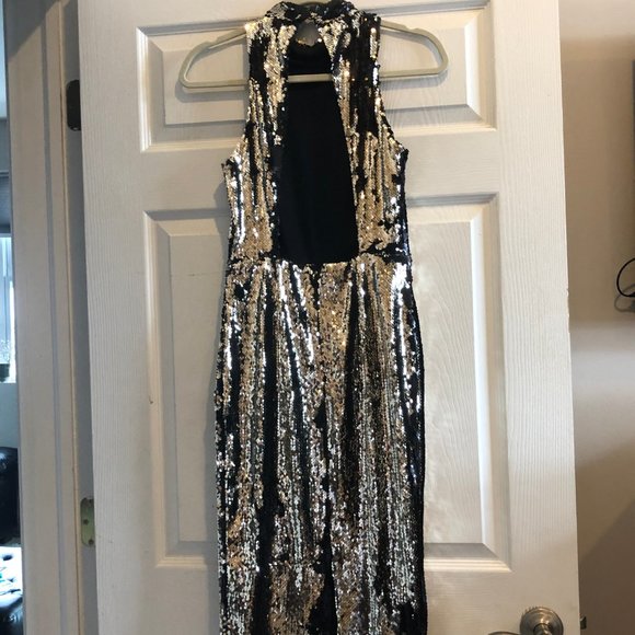 Zara Magic Sequin Cocktail Dress - Picture 2 of 2